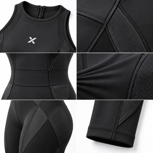 Mono de Compresión para Mujer |   Azul Oliva, Morado, Rojo, Verde, Gris |   Fabricante de Ropa para Mujer |   OEM ODM |   Ropa Deportiva para Mujer | - Product Image 4