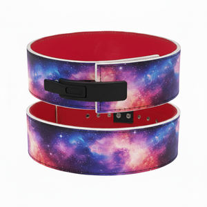 Ceinture unisexe personnalisée en gros avec texture fibre de carbone, doublure intérieure robuste, antidérapante, fermeture auto-agrippante réglable - Product Image 4