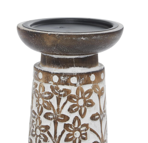 Wholesale White Hand Carved Iron <b>Candle</b> Stand <b>Set</b>/3 Easter Christmas Hotel Table Centerpiece Home Decor Elegant Pillar <b>Candle</b> - Product Image 5