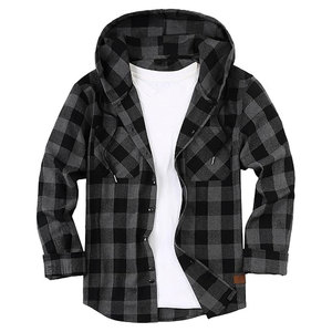Sudaderas con Capucha de Franela Cálida y Tejida, con Capa Interior Suave, Construcción Cómoda y Cierre Frontal Seguro - Product Image 1