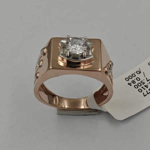 Anillo de Diamantes Naturales de 7 Piezas en Oro de 14K Vintage para Hombre, Corte Brillante de 0.84Ct, Color G, Certificado IGI, Chapado en Rodio - Product Image 6