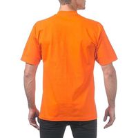 Kısa Kollu Yazlık Erkek Tişörtleri Hızlı Kuruyan Erkek Tişörtleri Ringer Pamuklu Tişört Nakış Serigrafi Özel Logo Turuncu Renk
