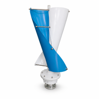 Éolienne à axe vertical de type V 200W 300W 400W 500W à faible bruit, générateur 12V/24V pour maison, jardin et éclairage public