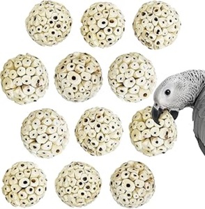 Juguete de masticación para pájaros Sola Atta Ball, juguete de entrenamiento y ejercicio para pájaros - Product Image 5