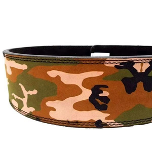 Hot Sale Adjustable PU Leather Back Waist Support Workout PowerLifting Gym Power Lifting Leather Belts - Product Image 2