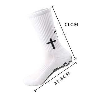 <b>Top</b> class Wholesale Cross Custom Color Wear-resistant Athletic Sport Crew Anti Slip Eco-Friendly <b>Socks</b> Football Soccer - Product Image 3