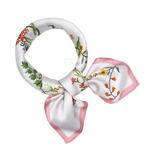 Best Selling Unique Design High Quality All Season Women's <b>Square</b> <b>Scarf</b> Silk Screen Printed Elegant Casual Use - Product Image 5
