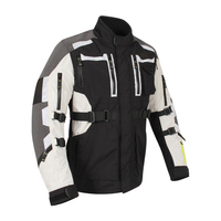 Veste de moto en cuir imperméable et respirante pour homme, confectionnée sur mesure pour la course hivernale, avec pantalon extensible