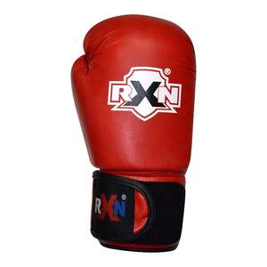 Guantes de Boxeo Profesionales RXN con Empuñaduras de Cuero y Cierre de Velcro - Modelo de Competición World Champ BG-3 - Product Image 2
