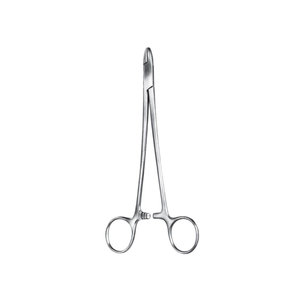Portaagujas de 18.5 cm de Acero Inoxidable, Instrumento Quirúrgico Manual Reutilizable para Cirugía General, Certificado CE, INSTRUMENTOS QUIRÚRGICOS - Product Image 1