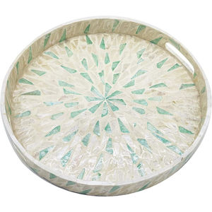 Bandeja de Madera Decorativa con Perlas, Diseño Fabuloso, Tallada a Mano, de Primera Calidad, a Precio Accesible - Product Image 2