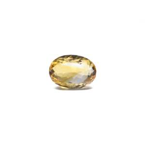 Natural Citrine Loose Gemstone 8.1 Carat Faceted Oval Square Emerald Cut for Fine Jewelry - Product Image 1