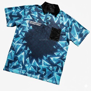 Camiseta Deportiva de Alta Calidad al por Mayor, Diseño de Logotipo Personalizado, Sublimación Completa, Camiseta Polo para Hombre - Product Image 2