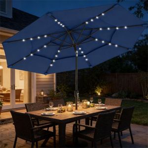 Ombrellone Solare Blu Navy per Esterni, Terrazze e Cortili - Product Image 1