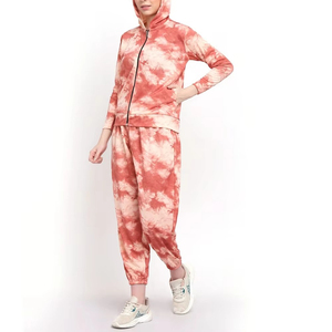 Vente Flash : Ensemble Survêtement Femme 2 Pièces Personnalisé à Capuche, Léger et de Haute Qualité, Style Streetwear Hiver, Impression par Sublimation, Faible MOQ - Product Image 1