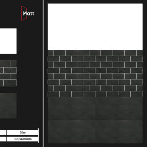 Carreaux vitrifiés contemporains mats 12"X24" conçus pour une élégance pratique alliant fiabilité structurelle avec une touche subtile - Product Image 1