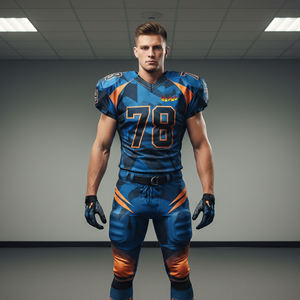 Ensemble de maillots de football américain unisexe 2026 les plus vendus, personnalisables avec nom et numéro, tenue de sport, uniformes de football à manches courtes - Product Image 4