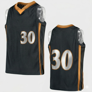 Camiseta de Baloncesto Transpirable con Diseño Personalizado, Fabricada en Malla, Precios al por Mayor, 100% Poliéster, Sin Mangas, Talla Juvenil, Parte Delantera - Product Image 5