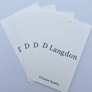High Quality Hangtag Supplier Custom Printing Brand Name Logo Recycled <b>Paper</b> Swing Tags for Handbags - Product Image 3