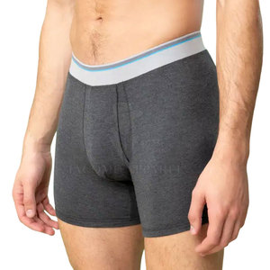 Calzoncillos Boxer de Algodón y Elastano para Hombre, Marca Privada Personalizada, Cintura Elástica Transpirable, Costuras Duraderas, Ajuste Cómodo para Uso Diario - Product Image 3