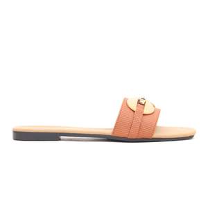 Zapatilla de piel de moda informal mostaza, accesorio de tendencia a la hora de la CL1358-Comfortable - Product Image 2