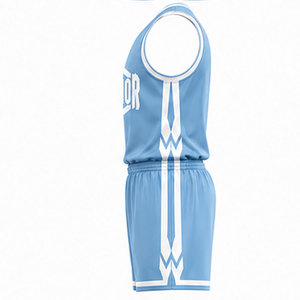 Tenue de basketball respirante conçue pour les compétitions intenses avec des matériaux légers et des tailles et couleurs personnalisées - Product Image 6