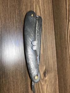 New Handmade Custom Steel Straight Edge Throat Shaving <b>Razor</b> with Ram Horn Handle for Barber Salon Hair removing for <b>Man</b> - Product Image 3