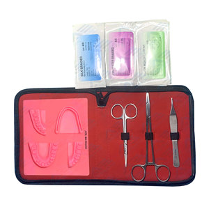 Kit de Práctica de Sutura para Estudiantes de Medicina, Instrumentos Médicos, Almohadillas de Sutura de Acero Inoxidable - Product Image 1