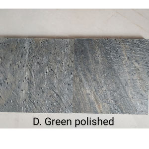 Tuiles en ardoise polie de qualité supérieure, couleur vert D, pierre élégante pour le revêtement de sol, la toiture et la décoration murale - Product Image 2