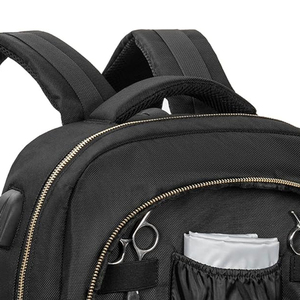 Sac à dos professionnel pour barbier avec compartiments organisés pour outils et fournitures, transport pratique pour les soins personnels masculins - Product Image 5