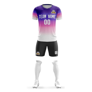 Nueva Colección de Uniformes de Fútbol para Hombre, Conjuntos Deportivos Transpirables de Dos Piezas, 100% Poliéster, Unisex - Product Image 2