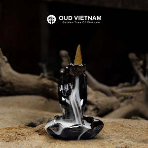 Brûleur d'encens à refoulement Lotus Palm (PCS) Vente en gros pour importateurs B22-EN-082 - Product Image 1