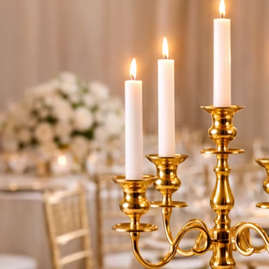 Support de bougie artisanal pour table, élégant chandelier décoratif, bougeoir vintage fait main pour table - Product Image 6