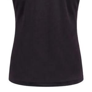 T-shirt noir à manches courtes et col en V pour femme, basique, décontracté, coupe ajustée, uni, léger, haut de tous les jours, vêtements de mode féminine, été - Product Image 5