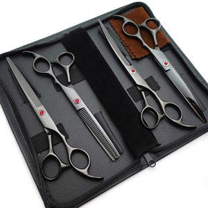 Professional Pet Grooming <b>Scissor</b> Kit Factory Custom Stainless Steel <b>Dog</b> Cat Hair Care And Grooming Tool Set - Product Image 1