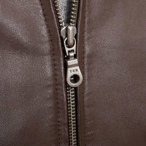 Veste en cuir véritable pour homme, style streetwear, hiver, vente chaude - Design élégant, respirante, imperméable, coupe-vent, couleurs et logo personnalisables - Product Image 6