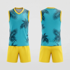 Conjunto Deportivo de Voleibol sin Mangas para la Industria Atlética - Camiseta Deportiva de Cuello en V de Secado Rápido y Pantalones Cortos a Juego - Product Image 5