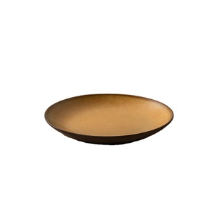 Venta caliente moderna bandeja redonda de madera para servir acabado natural elegante opción al por mayor con MOQ 100PCs - Product Image 1