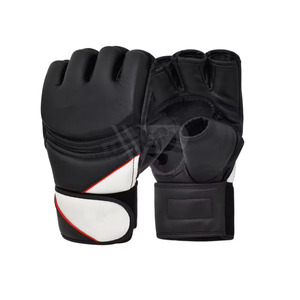 Meilleur prix pour les gants de boxe et de MMA à demi-doigts pour hommes, en cuir PU, tailles pour enfants et adultes, fabriqués au Pakistan, service OEM disponible - Product Image 5