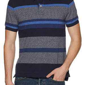 Polo ajustado para hombre, manga corta, transpirable, de secado rápido, 100% algodón, polos de alta calidad para hombre en venta - Product Image 5
