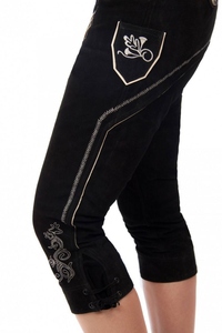 Costume bavarois en daim pour femmes, Lederhosen, tenue d'Oktoberfest, short de style alpin allemand - Product Image 4