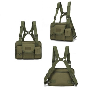 Sac de poitrine décontracté moderne avec fermeture éclair fluide, forme compacte, sangle réglable et grande poche pour les activités de voyage en plein air - Product Image 5