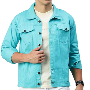 Top Quality Men <b>Jeans</b> Jacket Wholesale Custom Solid Color Denim Jacket Pakistan Export Manufacturer Apparel - Product Image 1