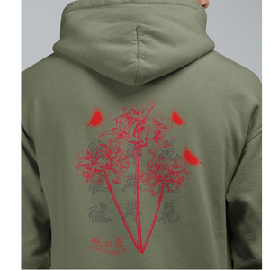Sweat à capuche unisexe personnalisé en molleton sablé avec imprimé vague japonaise, vente en gros, fabricant OEM ODM - Product Image 4