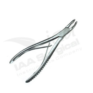 คีมตัดกระดูก IAA SURGICAL แบบใช้มือจับ  ด้ามจับลายกันลื่น สีเงิน  เครื่องมือทันตกรรมคลาส 1 - Product Image 4