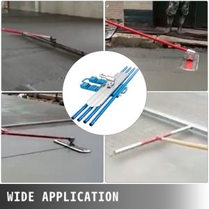 Kit di attrezzi per la finitura del cemento: Frattazzo a lama piatta in magnesio 48 x 8 pollici, personalizzabile OEM, con 4 frattazzi per cemento - Product Image 2
