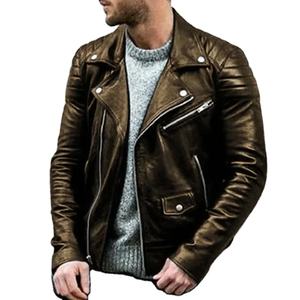 <b>Men</b> Winter Genuine Leather Canvas Motorcycle Bomber <b>Jacket</b> Zipper Faux <b>Fur</b> Fleece Pilot Vintage Waterproof Windproof Black Red - Product Image 3