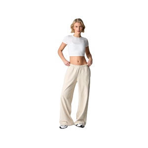 Custom Clothing Factory Oversized <b>Track</b> <b>Pants</b> Women <b>Straight</b> <b>leg</b> Women's Heavyweight Sweatpants Brushed Fleece Women Casualwear - Product Image 2