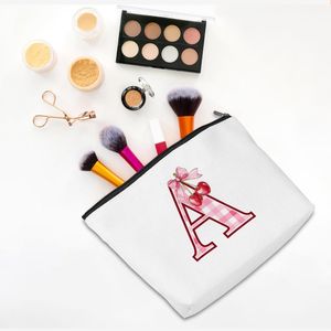 Borsa Cosmetica Personalizzata con Iniziali, Organizer da Viaggio Monogrammato per Articoli da Toeletta, Idea Regalo per Donne, Ragazze, Amiche, Colleghe, Insegnanti - Product Image 3