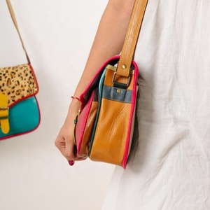 Elegant Bohemian Vintage Cowhide Leather Women's <b>Shoulder</b> Bag with Single Portable <b>Strap</b> Preppy Style Winter Shopping Design - Product Image 3